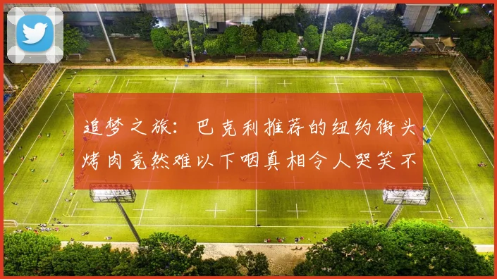 追梦之旅：巴克利推荐的纽约街头烤肉竟然难以下咽真相令人哭笑不得